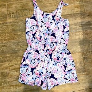 Girls Lilly Pulitzer Romper L (8-10)